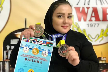 نائب قهرمانی بانوی همدانی در بیست و یکمین دوره مسابقات مچ اندازی قهرمانی آسیا